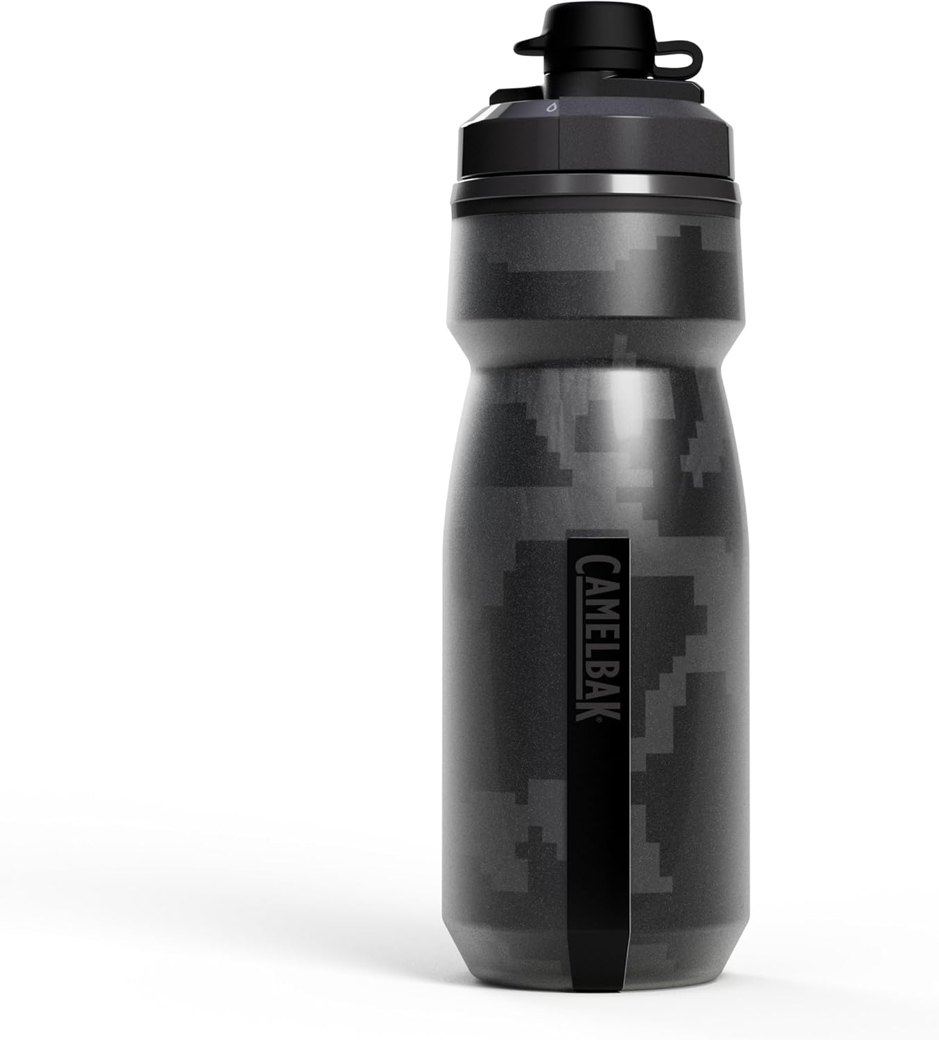 CamelBak Podium Dirt Series Chill Bike Squeeze Water Bottle Black Digi Camo, 21oz