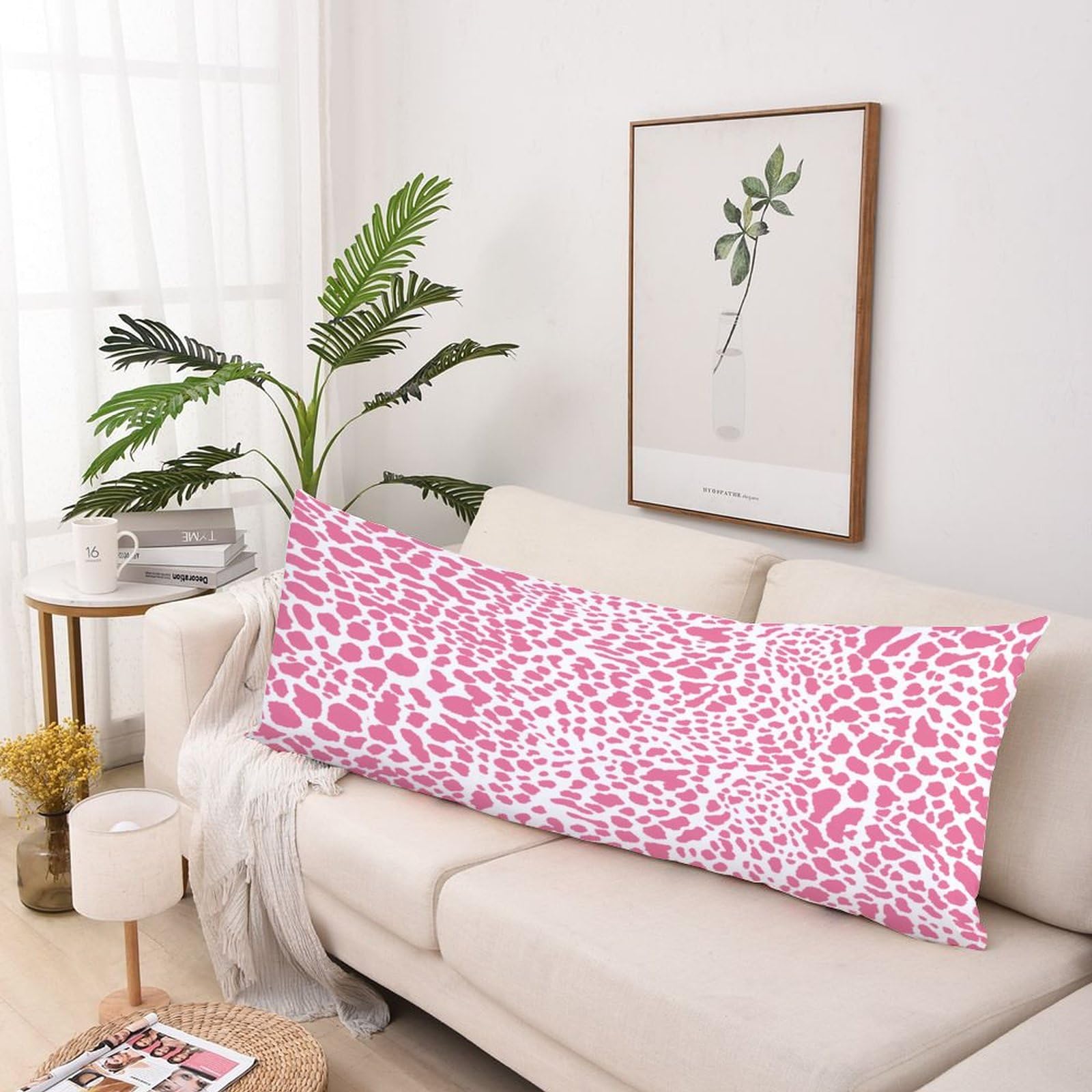Leopard Print Pillow Covers 16x16, Pack Of 2 - Black Cheetah Pattern Linen Covers, Boho Decor - View #8