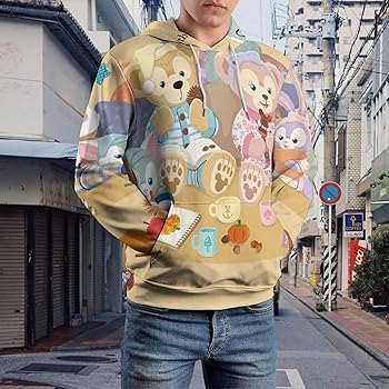 Amazon.co.jp: [CONVOW] パーカー メンズ ダッフィーフレンズ