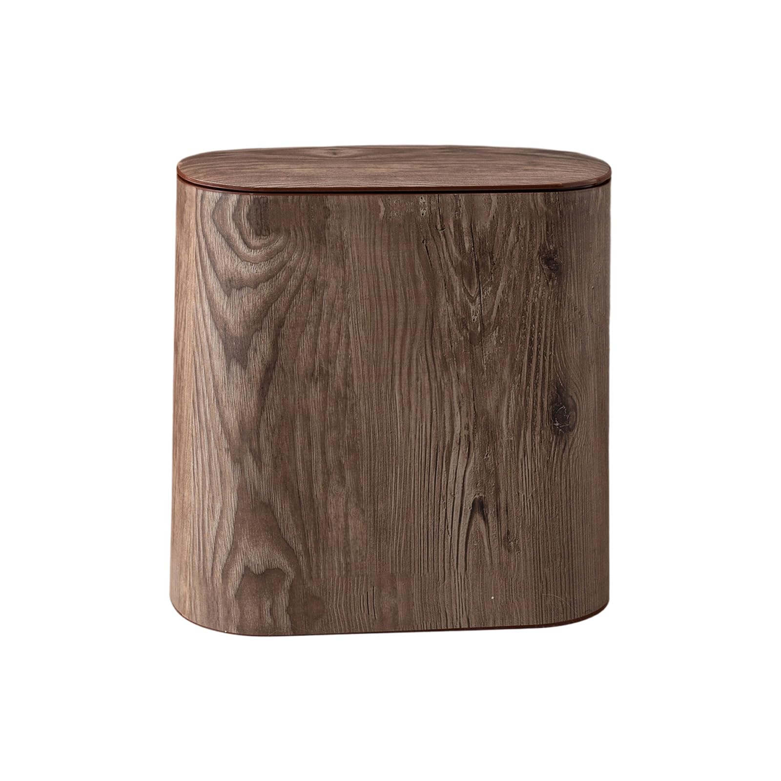 Whoasyst Modern Design Press Open Trash Bin Waste COntainer Basket for Home Kitchens Bathroom Narrow Space Garbage Can Waterproof Trash Bin