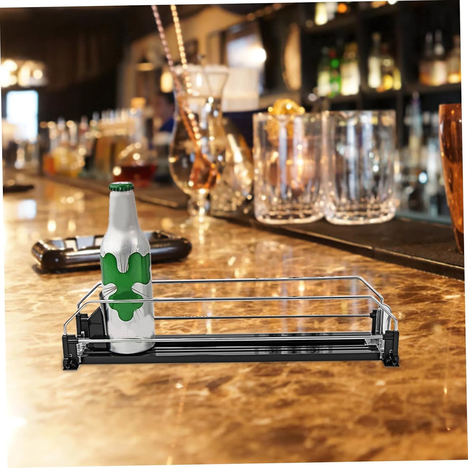 ULTECHNOVO Drink Propeller Automatic Fridge Organizer for Soda Can Drinks Dispenser