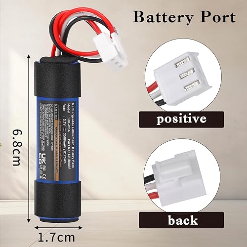 Miniatura 7 de Hisewen Batería de repuesto para Harman Kardon Onyx, batería de 3500 mAh para Harman Kardon Onyx Studio 4, Onyx Studio 3, Onyx Studio 2, Onyx Studio