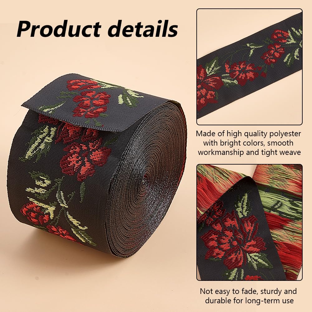 Amazon.com: PH PandaHall 15.3 Yards Jacquard Ribbon 1.97