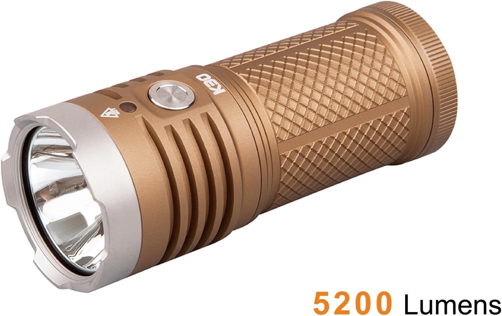 ACEBEAM K30 Flashlights High Lumens 5200 Lumens 374 Meters Cree LED Flashlight with (K30 6000K-Sand)