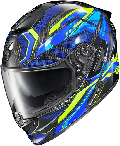 Miniatura 2 de ScorpionEXO ST1400 EVO - Casco integral de motocicleta de fibra de carbono para deporte y calle, con bolsillos para altavoces con Bluetooth,