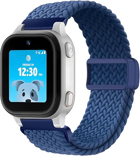 Miniatura 9 de SimpleThings Compatible with Cosmo JrTrackGizmo WatchGabb Watch 3 2 1 and Garmin Bounce Watch, Braided Stretchy Nylon Band with Adjustable Magnetic