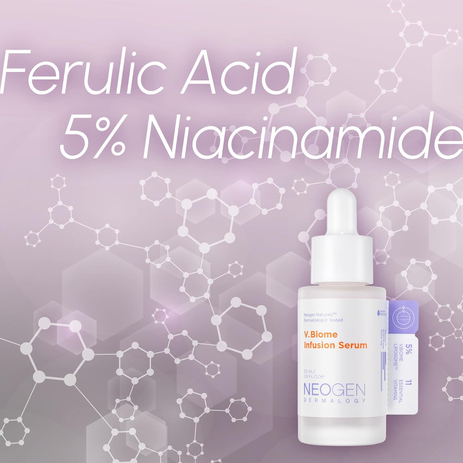 DERMALOGY by NEOGENLAB V.Biome Line V.Biome Infusion Serum 1.01 Fl Oz / 30 ml - Image 4