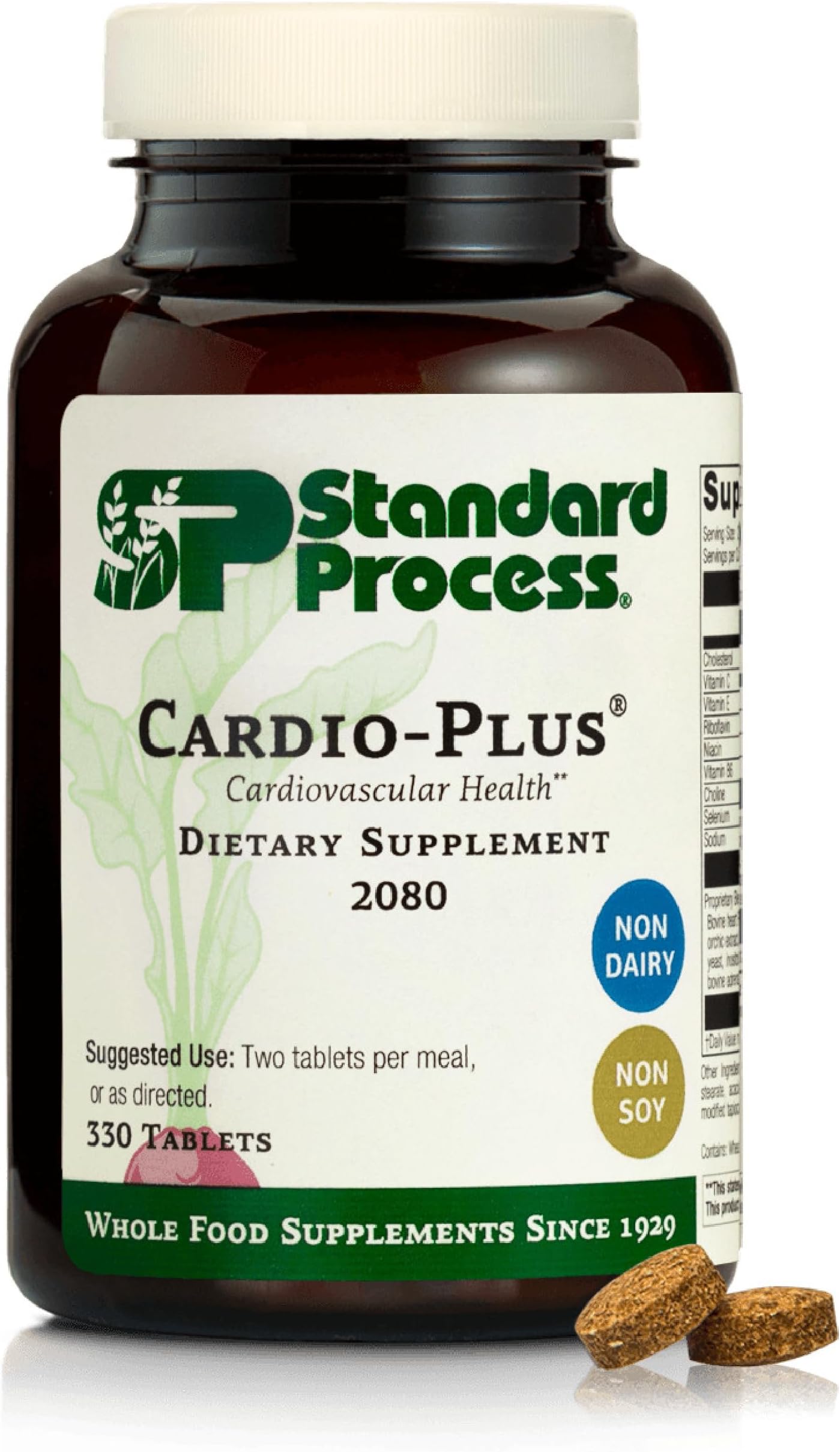 Cardio-Plus - Antioxidant Support - Heart Health, Circulation & Blood Flow Supplement with Vitamin B6, Niacin & Riboflavin - Energy Metabolism Supplement - 330 Tablets