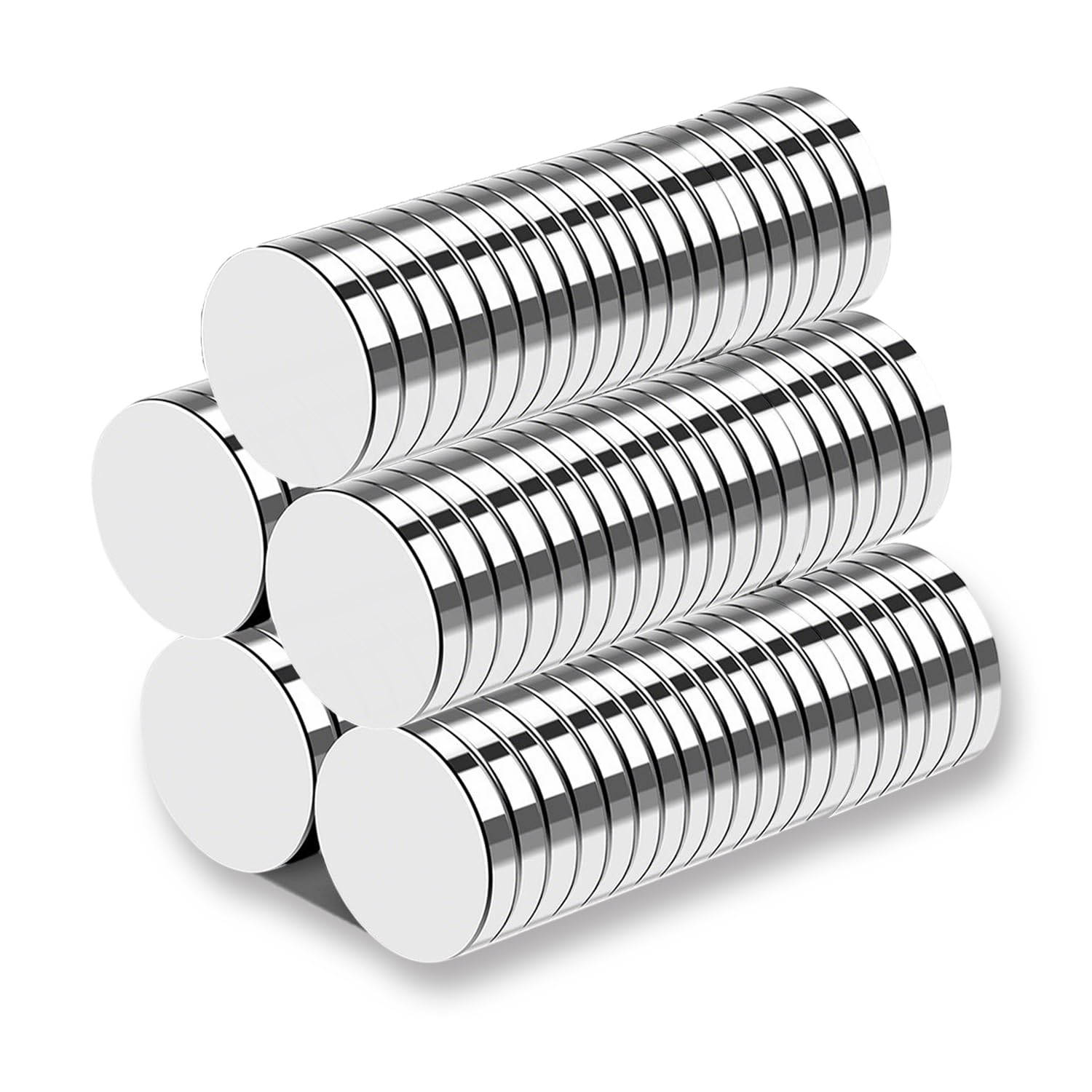 100 Pcs 8 mm x 2 mm Strong Magnet,Fridge Magnets,Mini Extra Strong,Whiteboard,Neodymium,Round,for Whiteboards, Fridge, Crafts