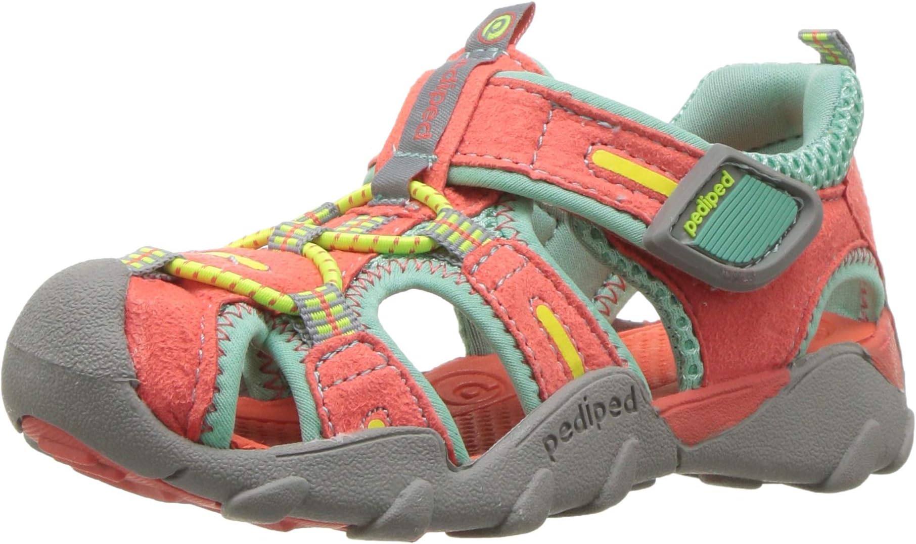 pediped Girl's Canyon Flex (Toddler/Little Kid/Big Kid) Coral Sky 24 (US 7.5-8 Toddler)