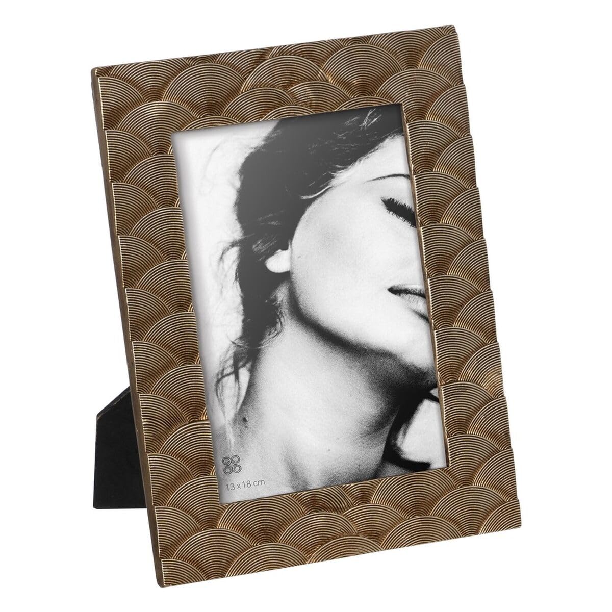 BigBuy Home Gold Polyresin Photo Frame Picture Frame 19.7 x 1.5 x 25 cm
