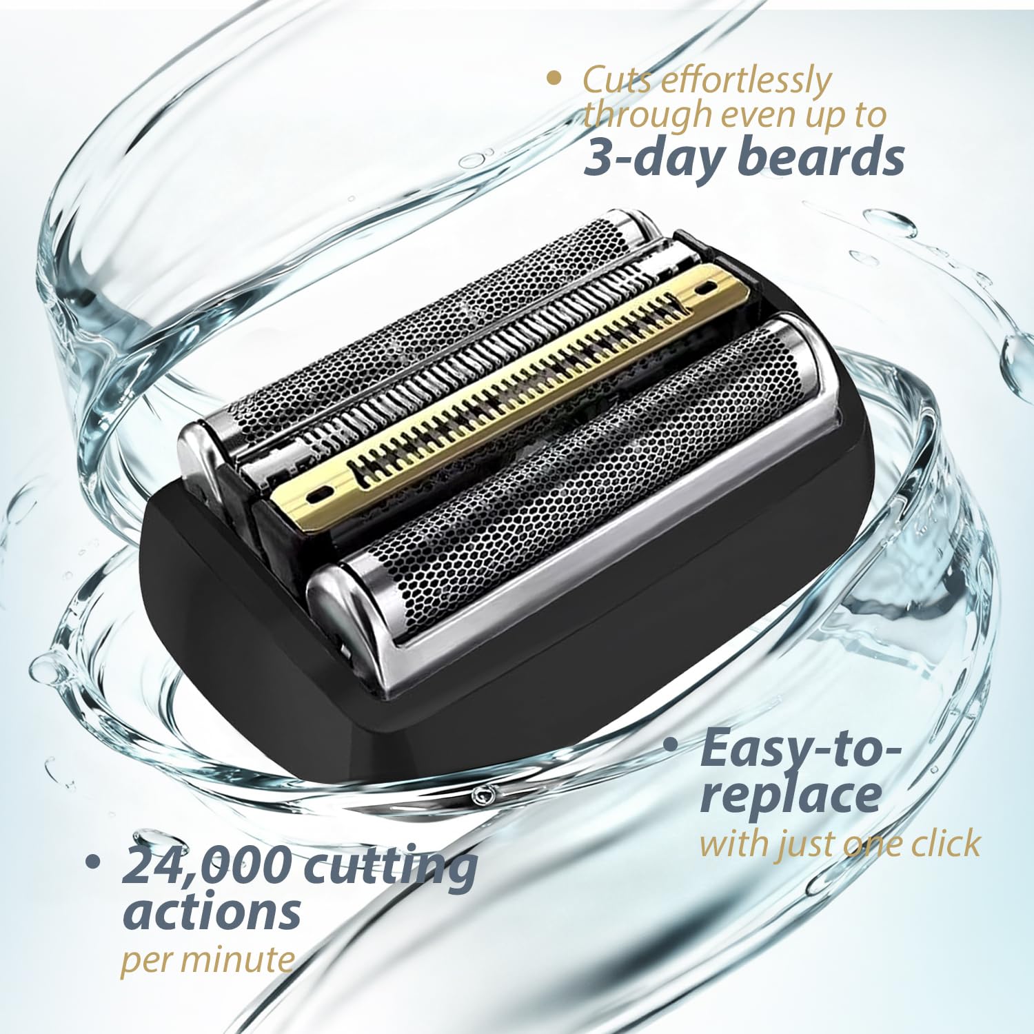 92B Electric Replacement Shaver Head Compatible with Series 9 Shaving Razor Head, Suitable for S9 9290cc, 9291cc, 9370cc, 9376cc, 9293s, 9260s, 9295cc, 9385cc,for men.