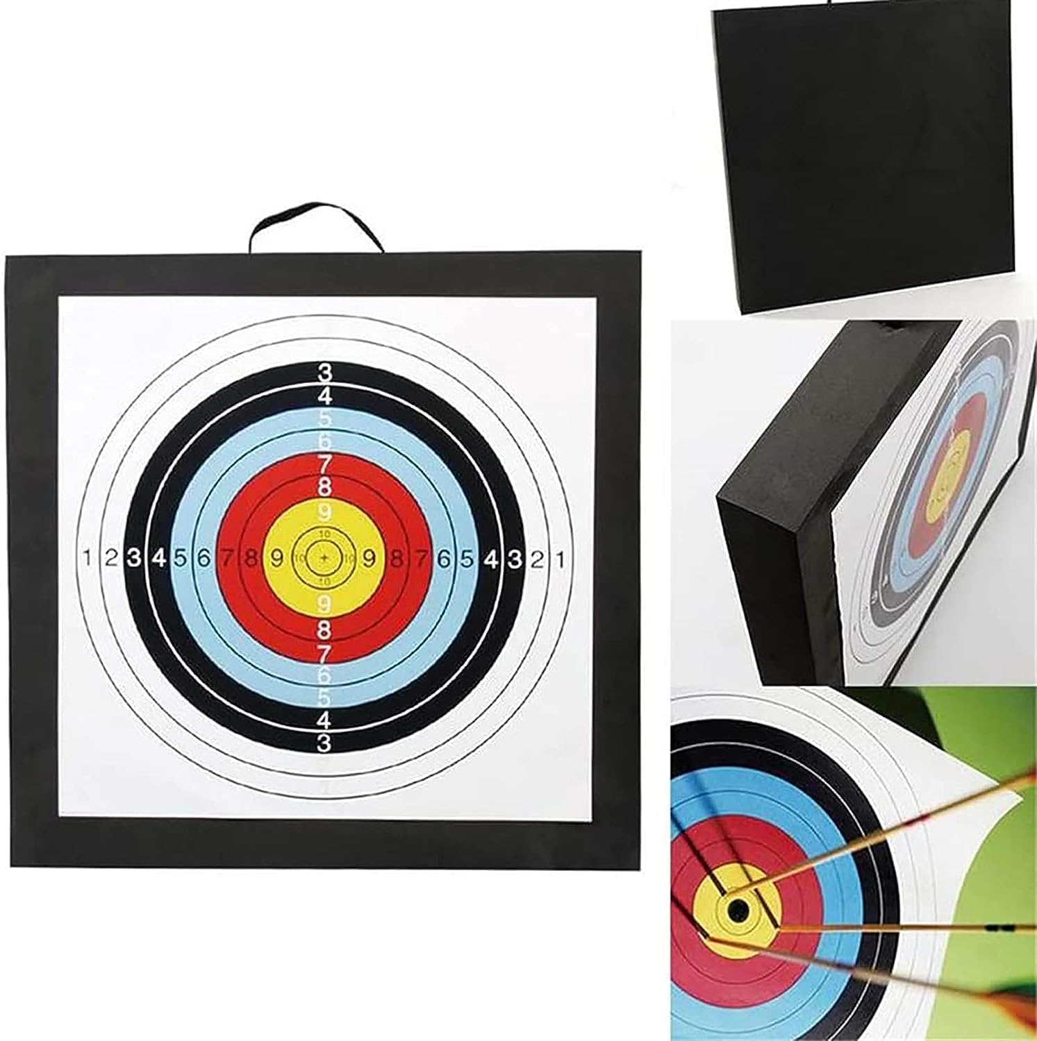 DKULMN Lightweight Archery Target for Backyard Practice with Self Healing Board, High Density EVA Foam Shooting Practice,for Backyard Archery Back