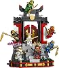 LEGO NINJAGO Ninja Karakteri Sergileme Modeli 15. Yıl Dönümü 71866-14 Yaş ve Üzeri Çocuklar için 8 Minifigür İçeren Dekoratif Sergileme Oyuncak Yapım Seti, Yaratıcı Hediye Fikri (447 Parça)