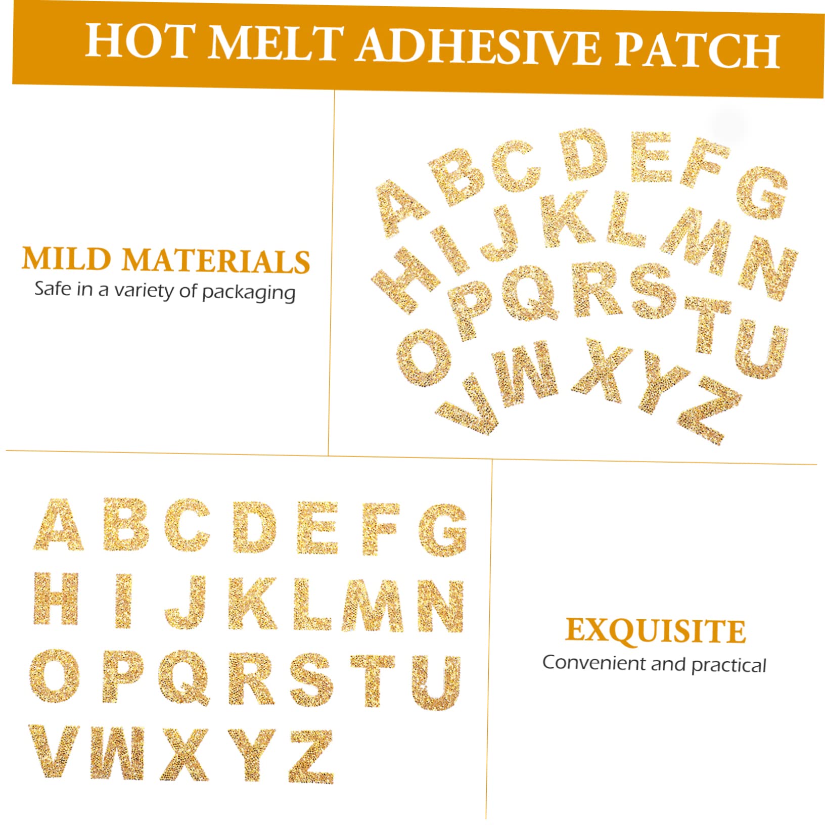 SHINEOFI 3juegos Parches De Letras Del Alfabeto Brillo Para Planchar De Apliques Bordados Para Ropa y Manualidades Decoración De Moda y Reparación De Prendas