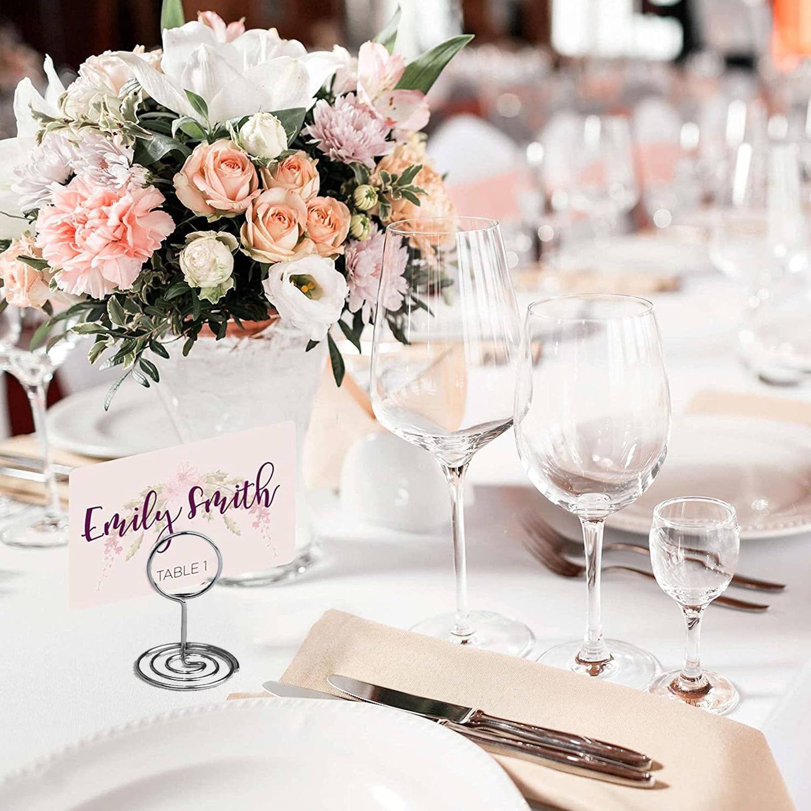 Lot De 30 Porte-cartes En Bois Naturel - Pour Mariage, Fêtes, Plan De Table Ou Décoration
