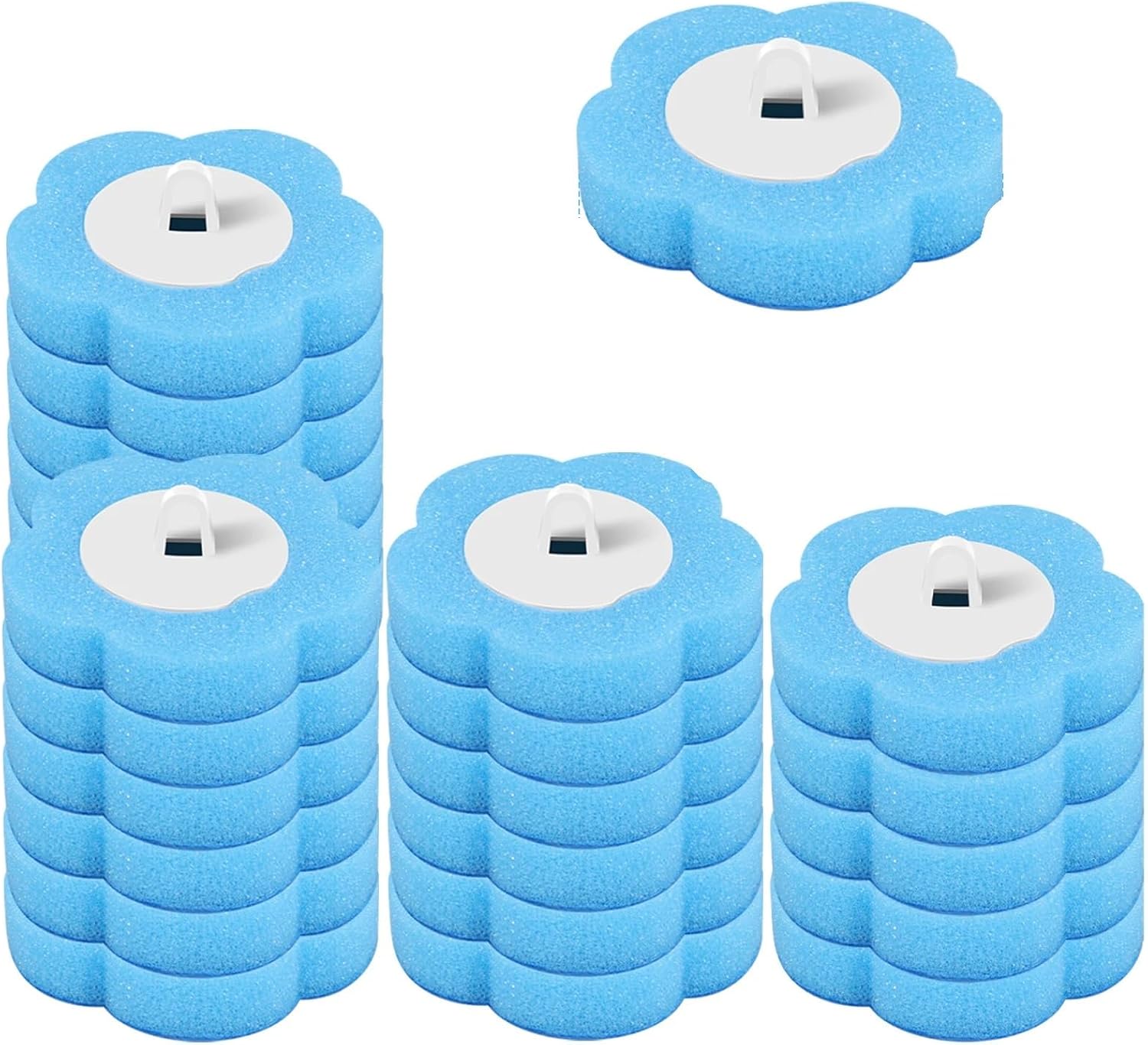 Disposable Toilet Brush Refills 48 PCS Clean Tool Bathroom Cleaning Sponge with Replacement Head Kit Wc Accessories