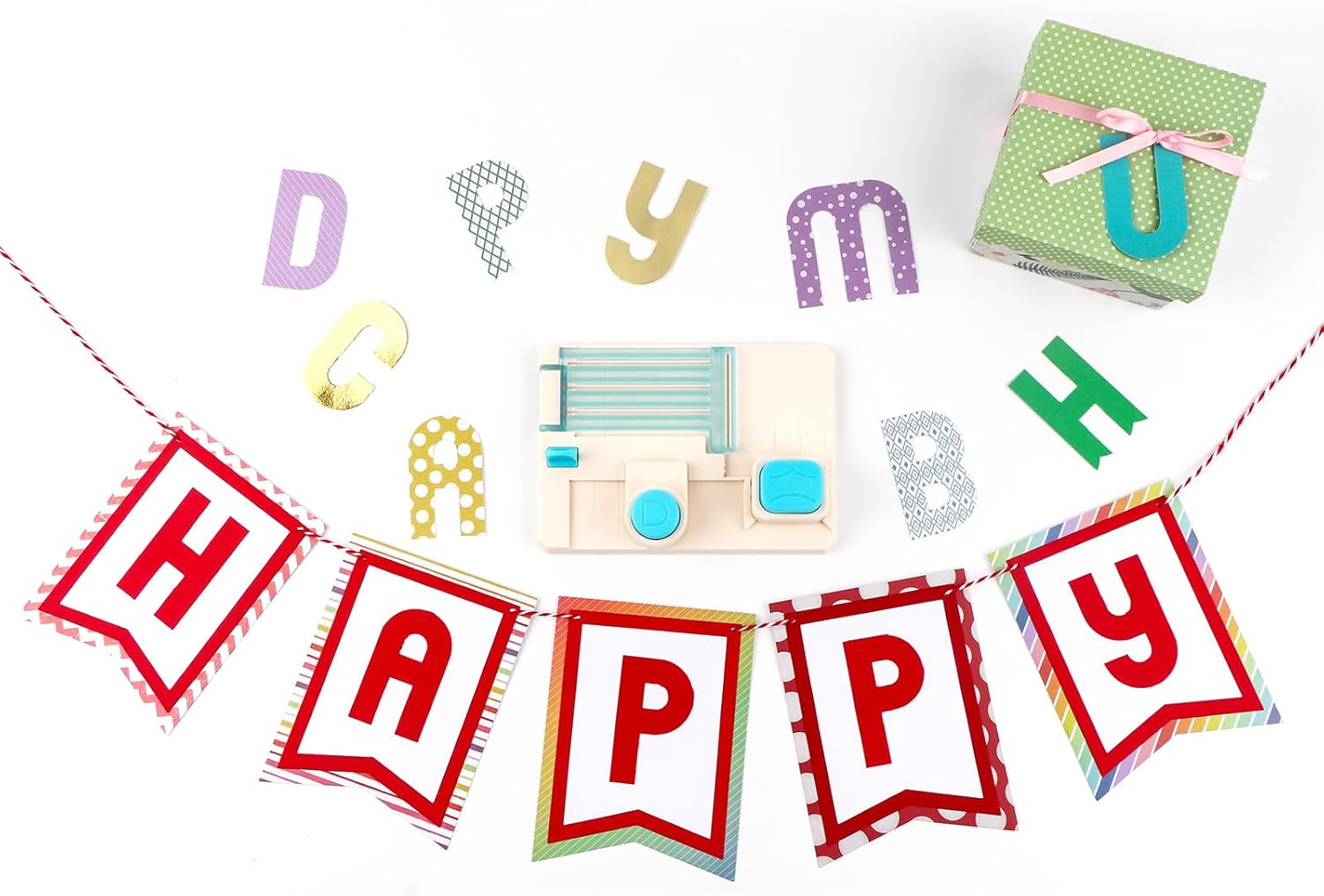 BAOFALI Mini Alphabet Punch Board, 6x4.25inch Paper Hole Punches for DIY Craft Cards Scrapbooking Party Decor,Custom DIY Crafting Projects, Banners, Signs, Cards, Creating Letters, Numbers