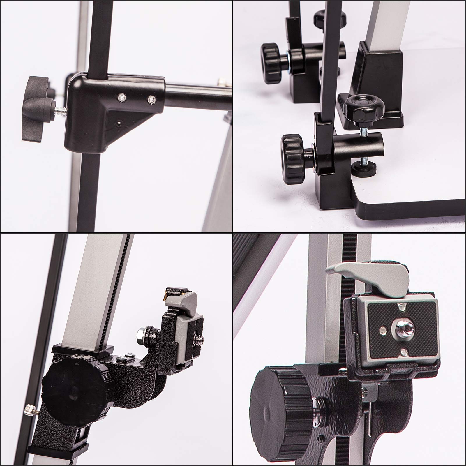 Copy Stand Board, Plateforme de Prise de Vue avec Base et Colonne de caméra Centrale, pour caméra Reflex numérique, Macro Shoot Video, Supports de Reproduction, Travail de Copie