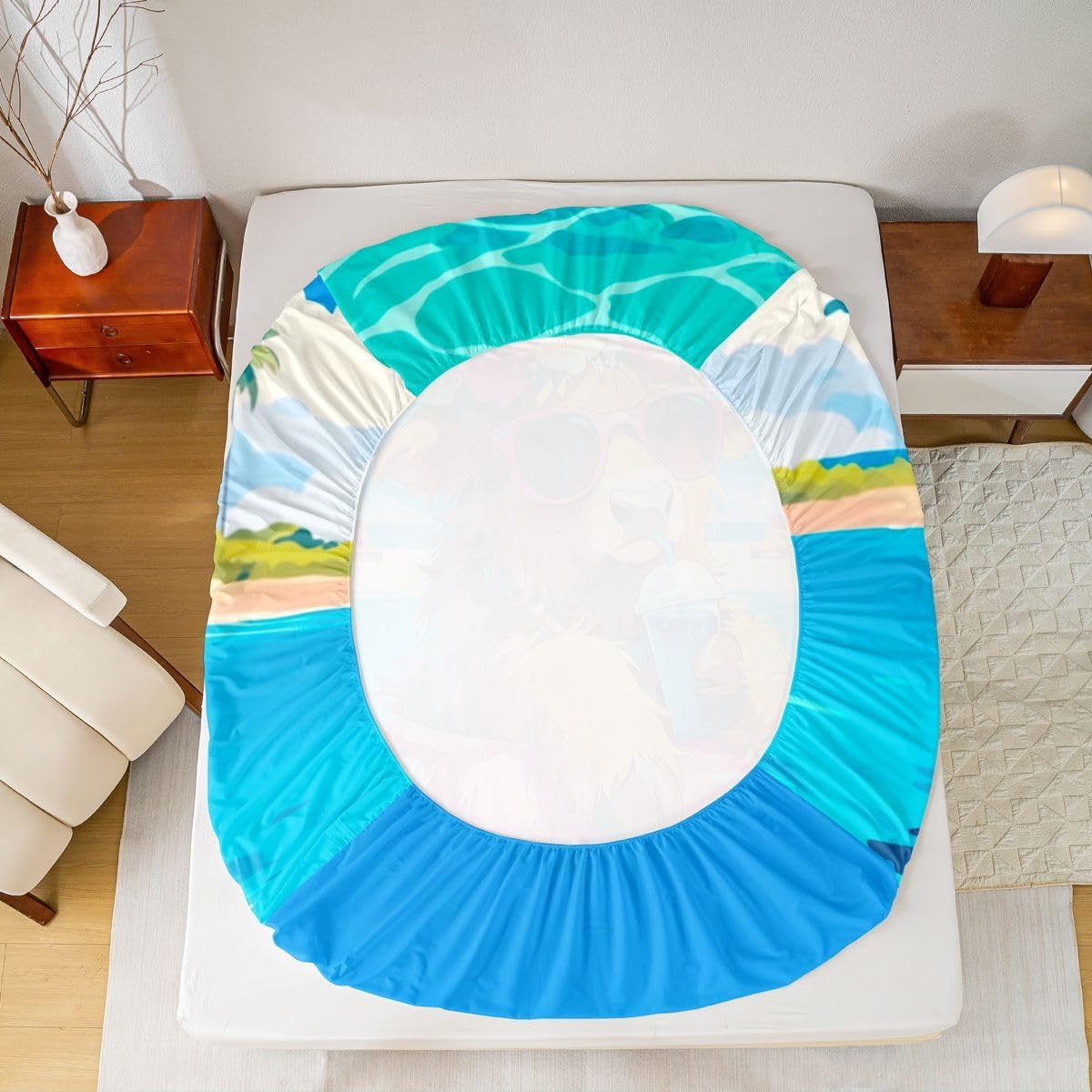 Erosebridal Highland Cow Bed Sheets Full for Girls Boys Kids