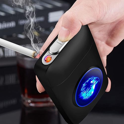 Vista 54 de x-lighter Estuche de cigarrillos XL666 con encendedor, 18 piezas de 3.307 in, soporte para cigarrillos tamaño King, a prueba de olores, pantalla