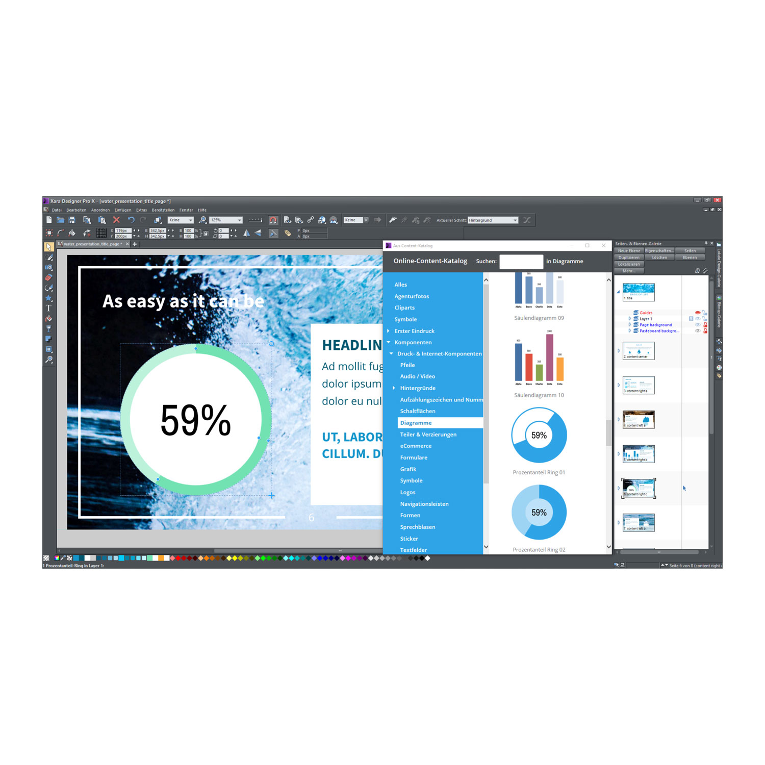 Xara Designer Pro X– Version 15 – Webdesign, Bildbearbeitung, Grafikdesign, DTP & Präsentationen [Download]