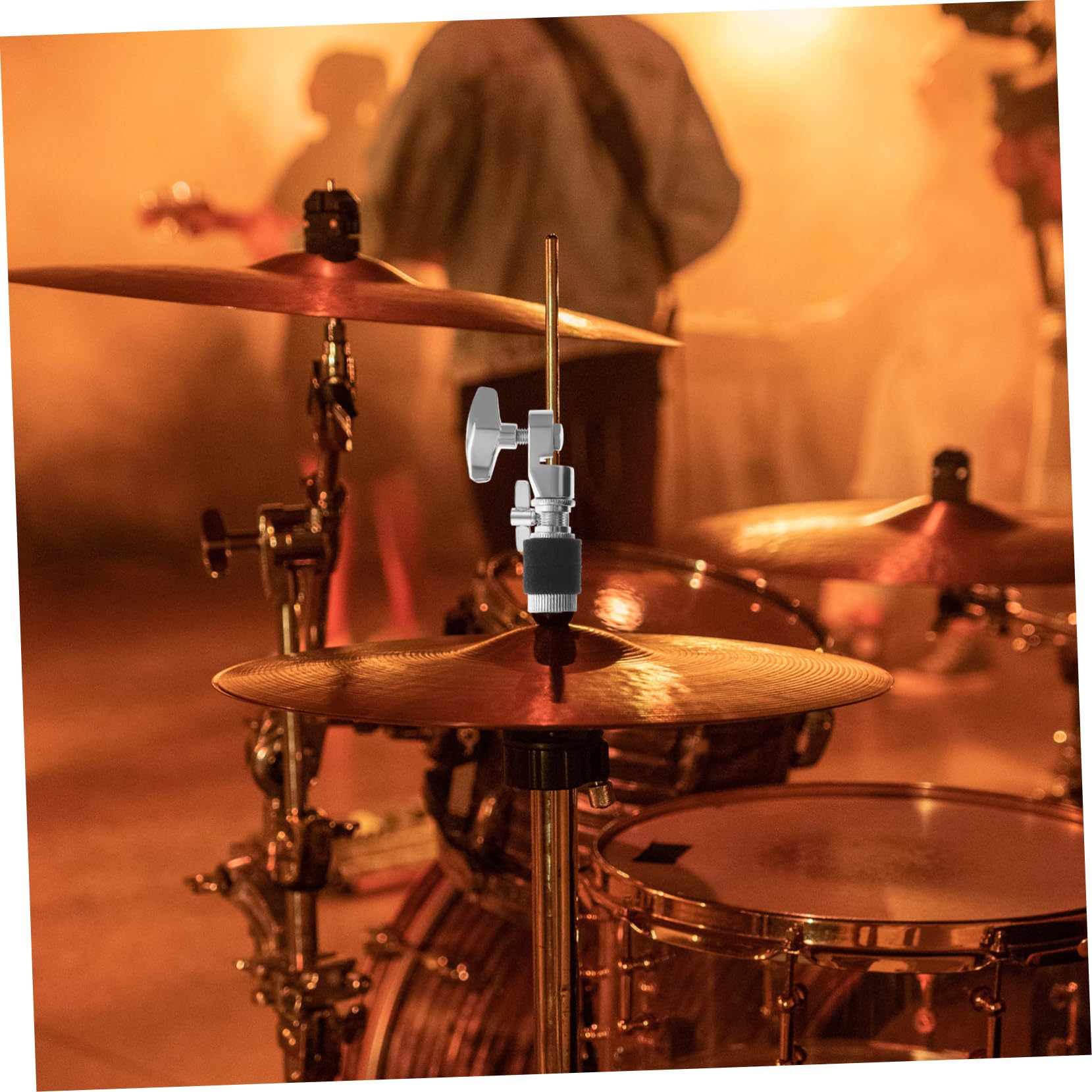 BESTonZON Frizione Per Charleston Resistente in Metallo , Supporto Per Piatti Hi Hat, Accessorio Di Ricambio Per Batteria Jazz Compatto e Durevole, Adatto Per Drum Kit