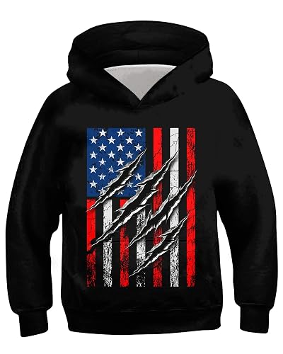 UNICOMIDEA Boys Hoodies Sweatshirts Size 6-16 Years Pullover | Long