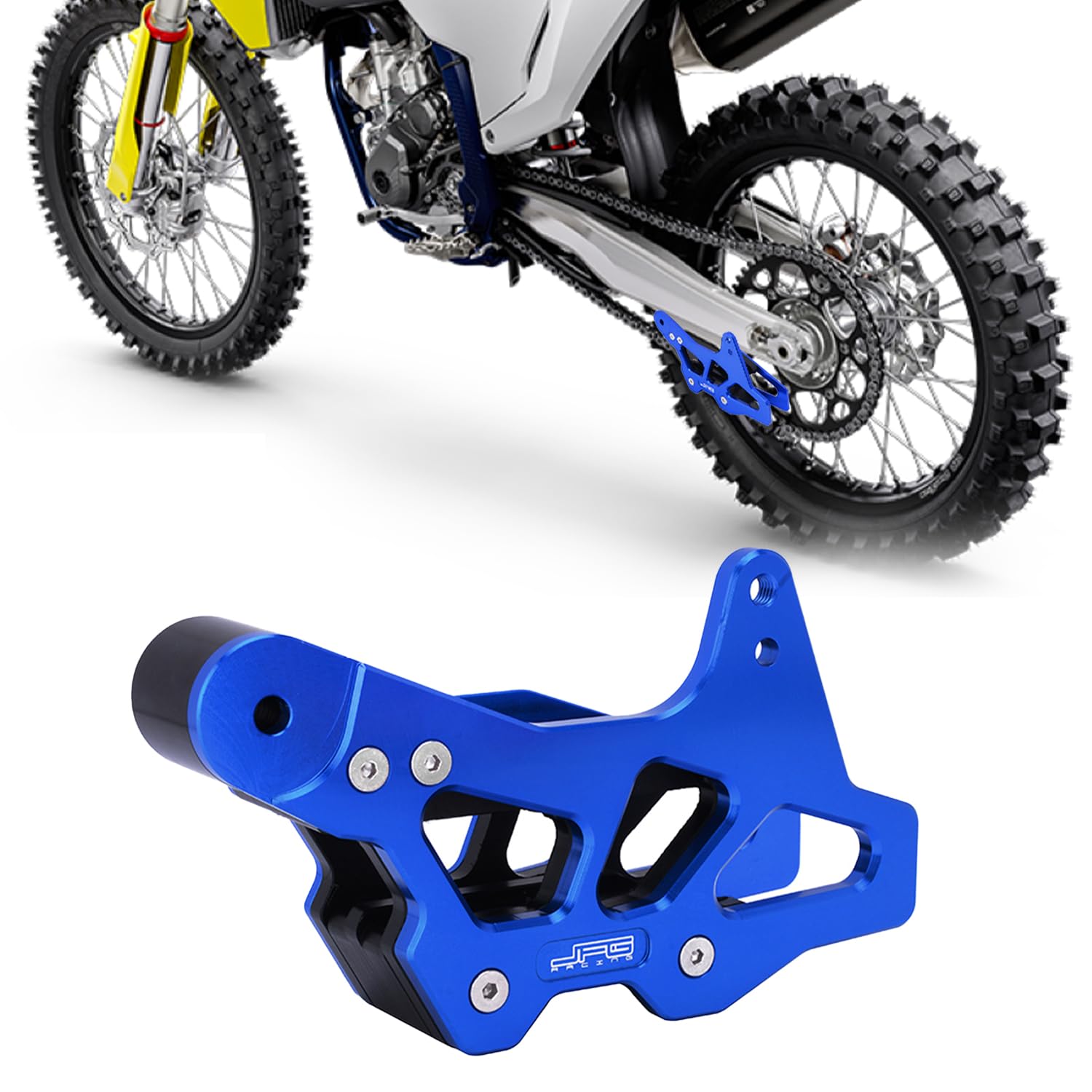 Copricatena Posteriore Moto Africa Twin - CNC Alluminio 6061-T6, Per CRF1000L 2016-2019, Nero - Foto 6