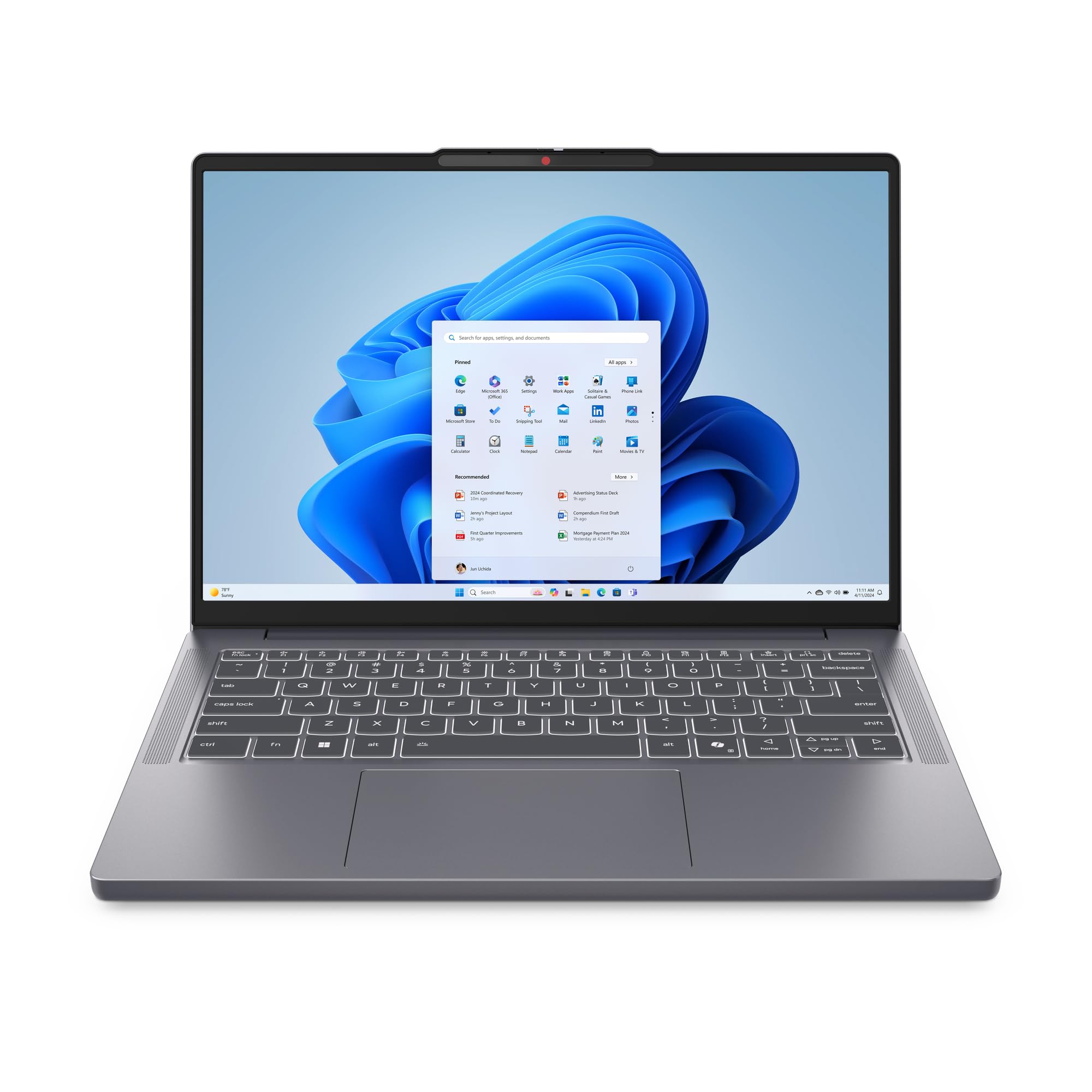Lenovo Grey Ideapad Slim 3 14Arp10 Amd Ryzen™ 5 150 Laptop 35.6 Cm (14"