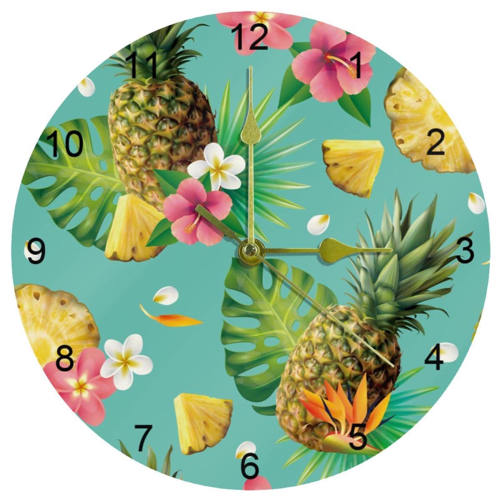 Horloge murale silencieuse de 25cm pour resoudre le bruit et decorer