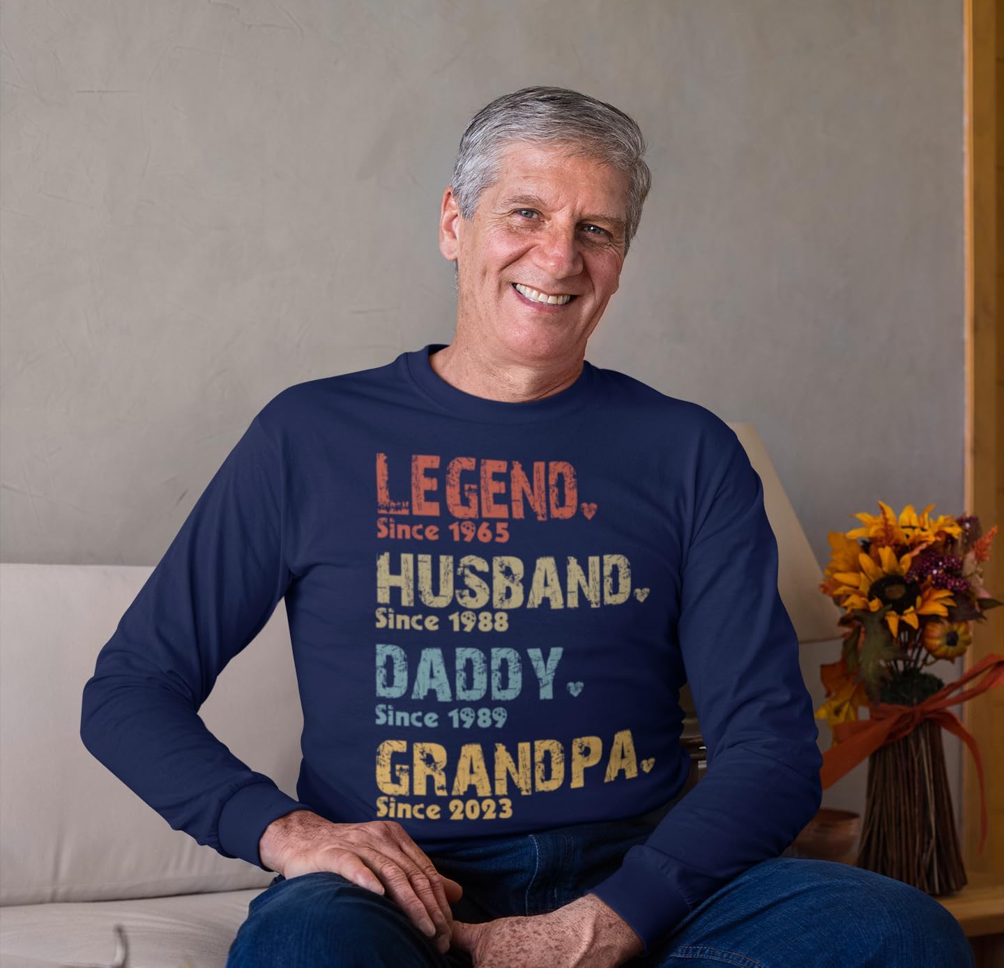 GODMERCH Custom Papa Shirt, Personalized Dad Grandpa Nickname with Kids Names Sweatshirt Hoodies, Gifts Fathers Day for Men - Image 6