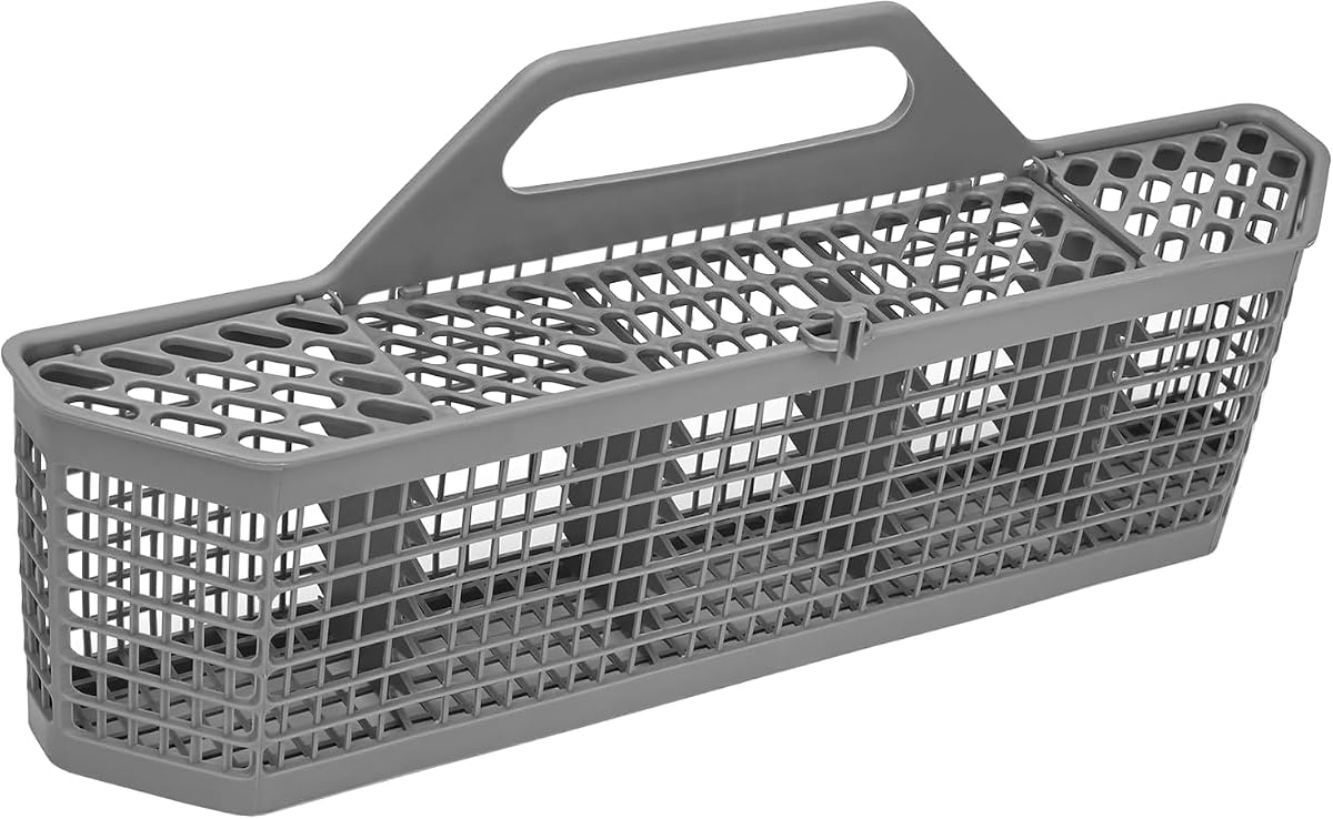 WD28X10127 WD28X10128 Universal Dishwasher Utensil Silverware Basket Compatible with GE Whirlpool Kenmore Maytag Frigidaire KitchenAid Samsung LG Dishwasher WD28X10131 WD28X10132