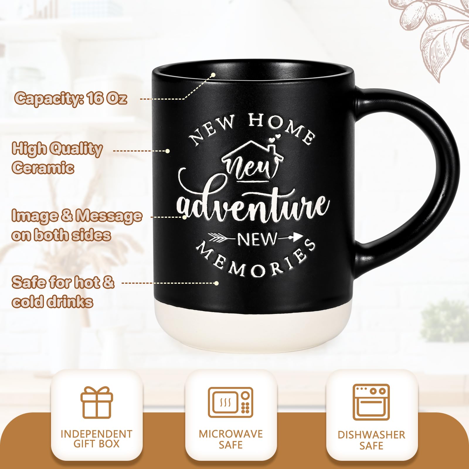 YHRJWN 13 Pcs House Warming Gifts New Home, Housewarming Gifts New Home, Closing Tokens for House Buyers, House Warming Gift for Women Men Friends, Housewarming Gift Box
