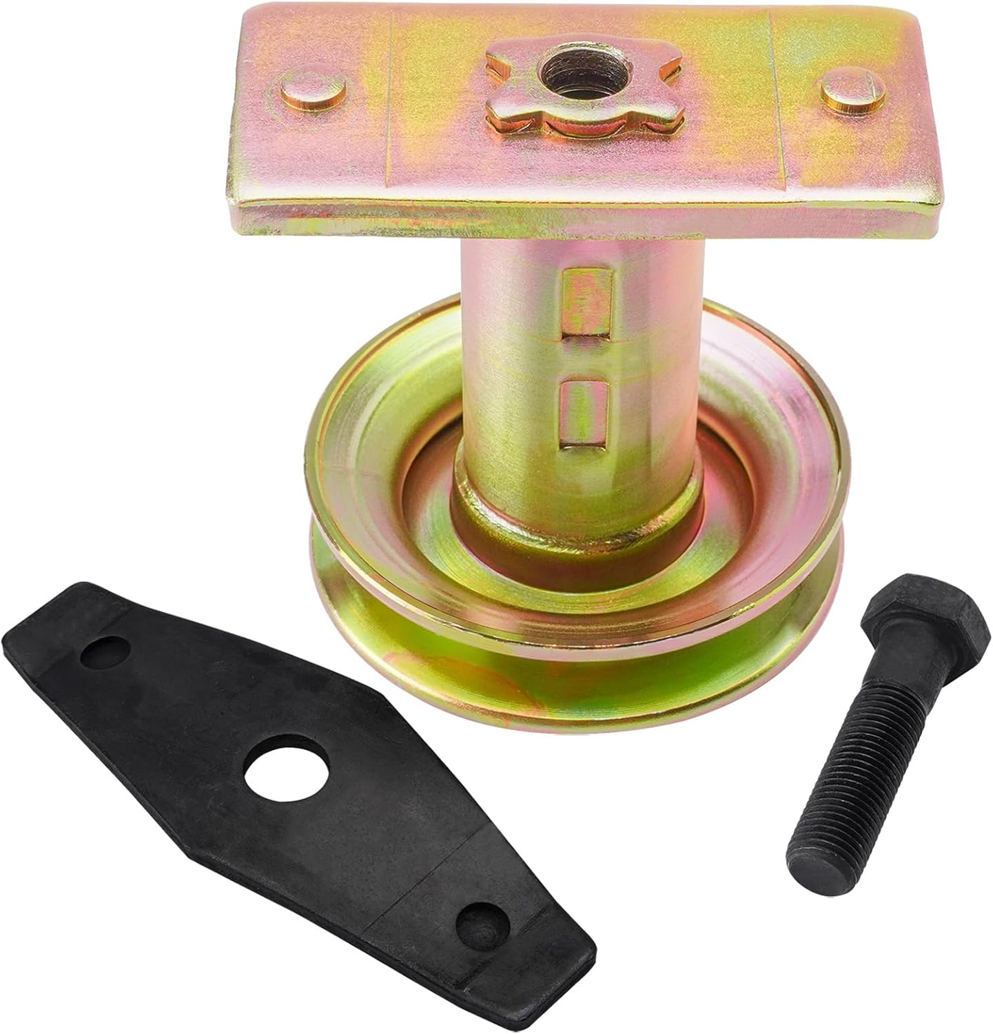 687-02528 Pulley with Blade Adapter Fits MTD Yard man Gold Pro T Roy-Bilt TB280ES TB230 280 260 240 Mowers (Includes 1 Drive Pulley Adapter + 1 Bolt Blade Washer)