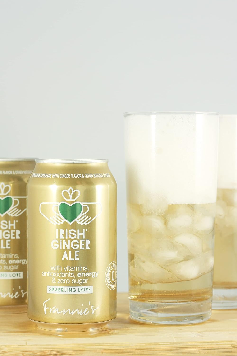 AmishTastes Frannie’s Sparkling Irish Ginger Ale, Protected With High-Density Foam, 12 Oz. (12 Ounce (Case of 24))