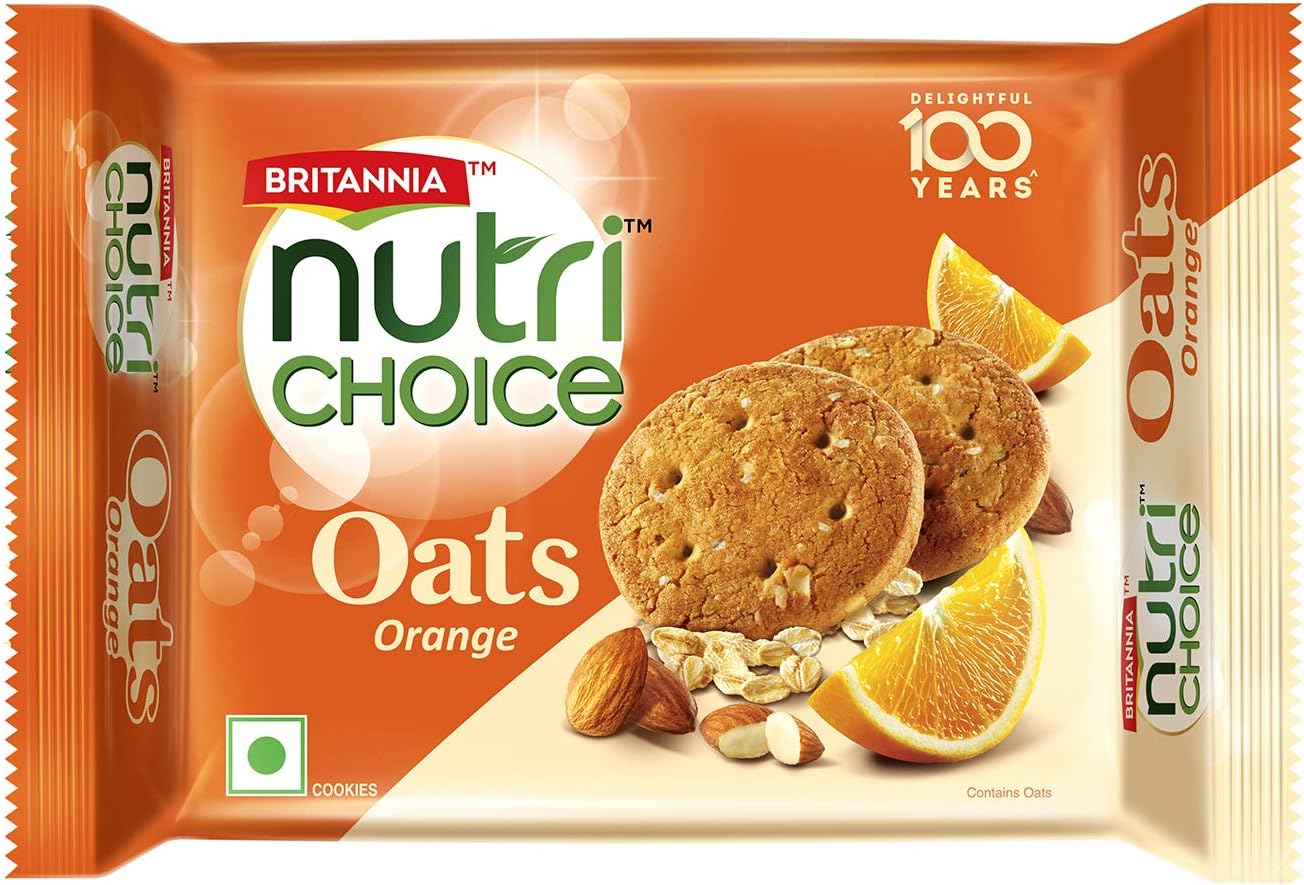 Britannia Nutri Choice - Oats Orange, 150g Pack