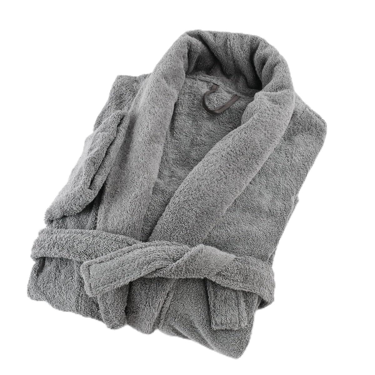 Peignoir coton éponge col chale éponge PREMIUM