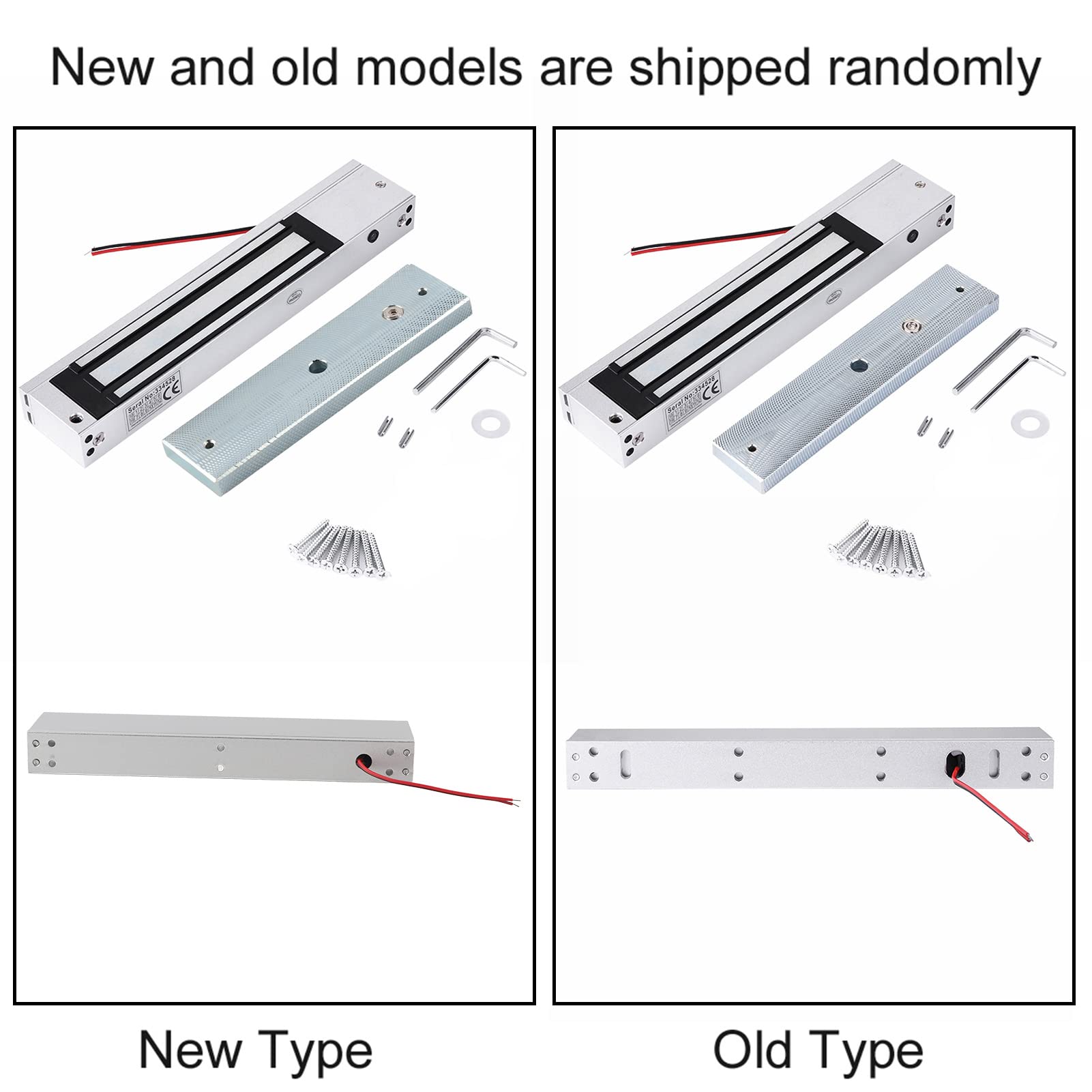 Generic Elektryczny Magnetyczny Zamek do Drzwi o Dużej Sile 280 Kg do Szuflad i Małych Drzwi Szafek na Dokumenty, Trwały Metalowy Zamek, Konstrukcja Zabezpieczająca Przed kradzieżą