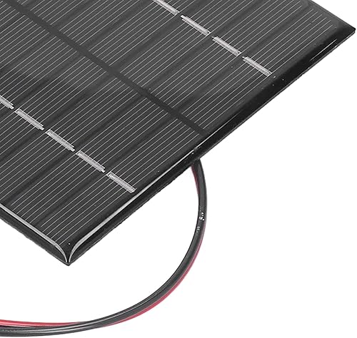 Miniatura 9 de Panel solar de 2 W y 12 V, cargador de panel solar de polisilicio, sólido, resistente al viento y a la nieve para luces solares de césped, luces de