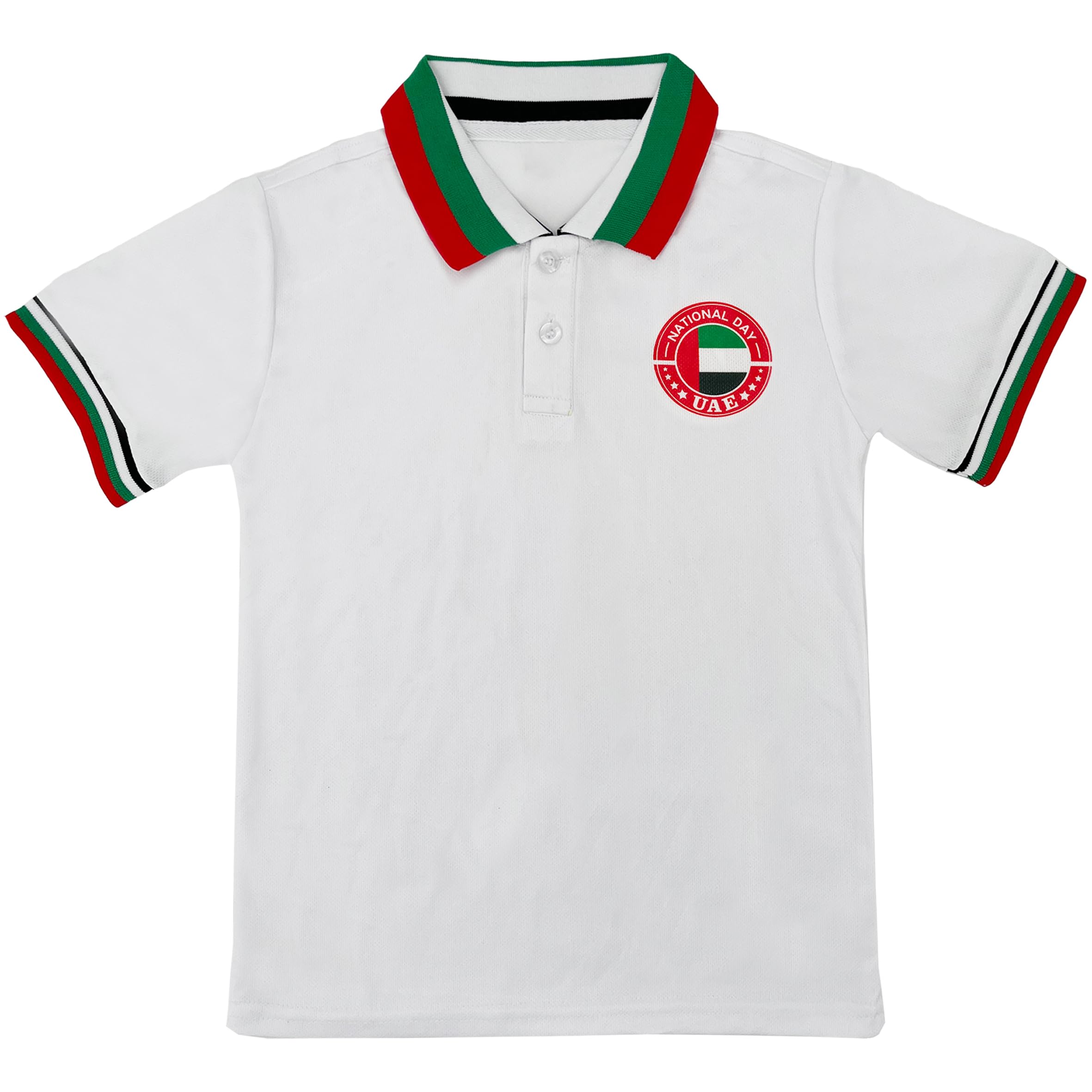 Smiffys UAE Polo Shirt for Child, Small, 3-5 Years