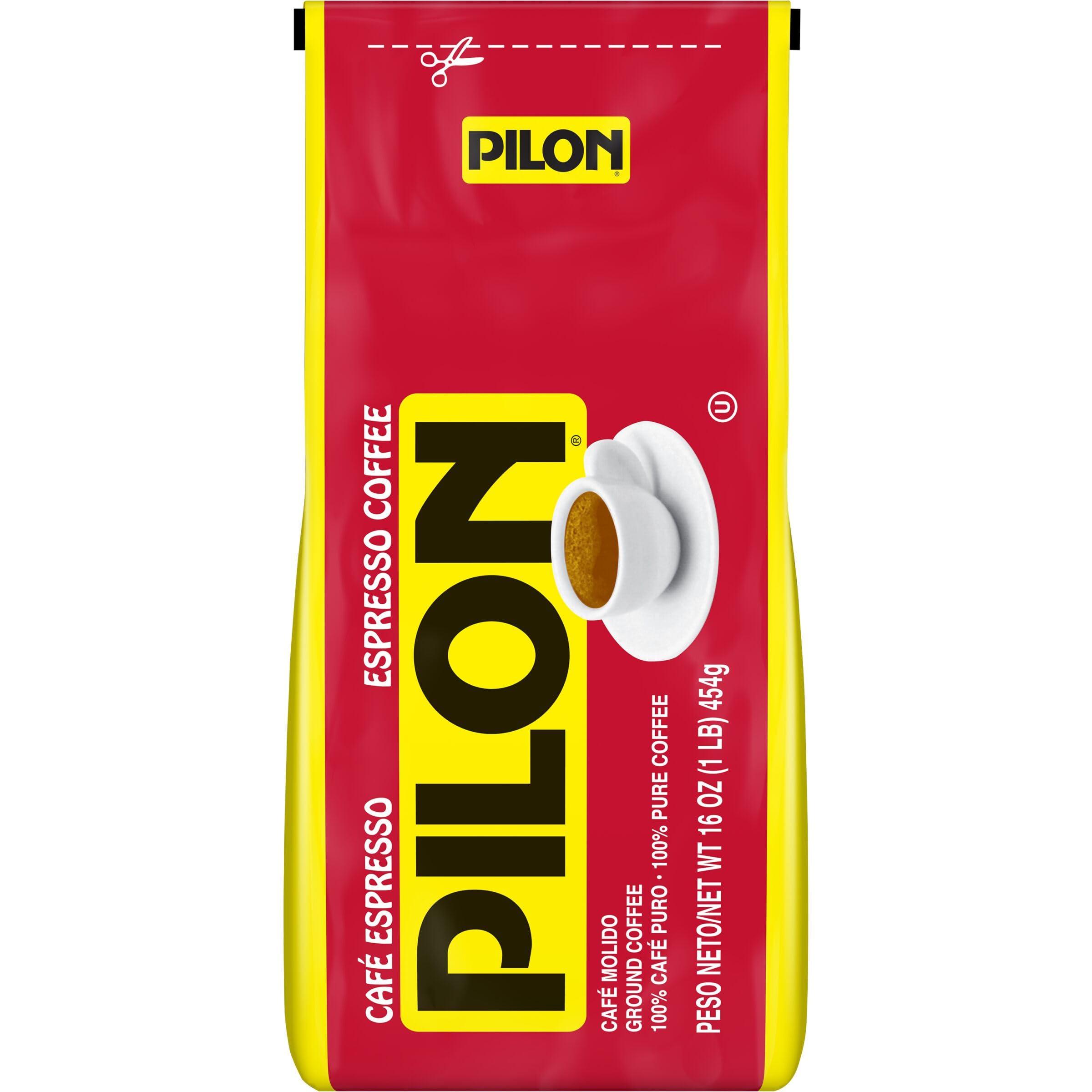 Pilon Espresso Coffee, 16 Ounce (Pack of 12)
