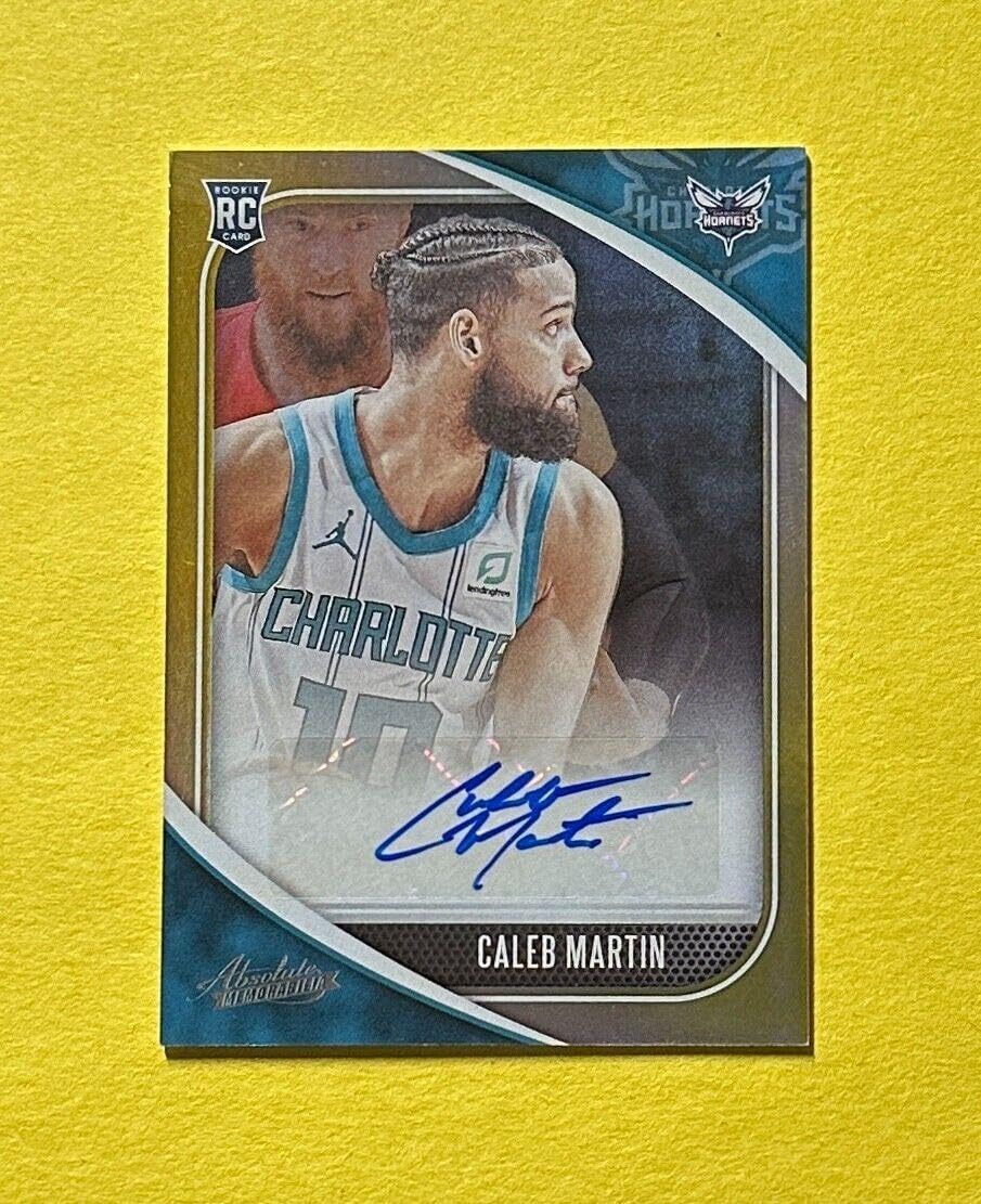 2020-21 Panini Absolute Caleb Martin Rookie Auto #ra-cmt Heat