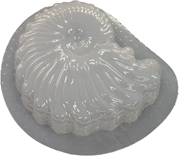Seashell Conch Plastic Craft Mold Used with Concrete to Make into Stepping Stones 7206