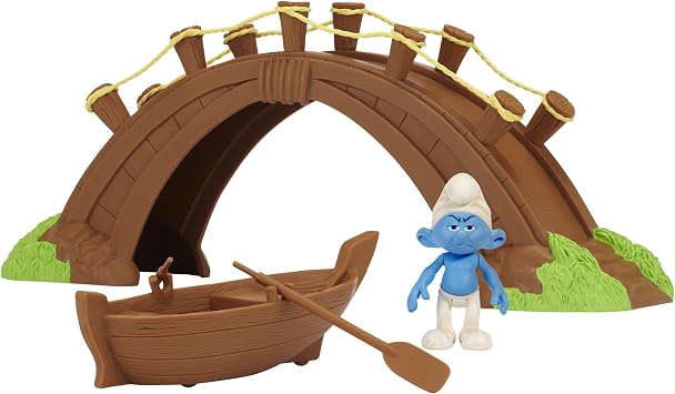 The Smurfs Smurfs Movie Theme/Adventure Gift Packs Wave #1 Smurf In Smurf Village Bridge Theme Set