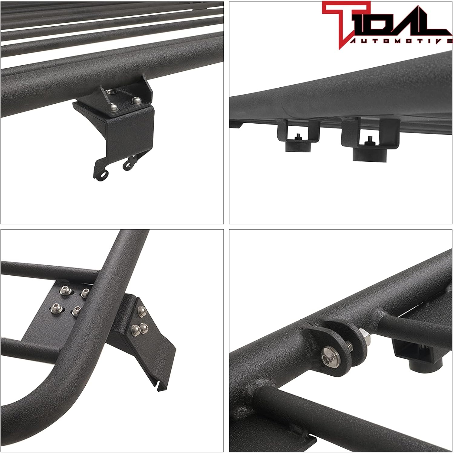 Tidal Steel Flat Roof Rack Compatible with 2018-2021 Wrangler JL 2 Door & 4 Door : Automotive