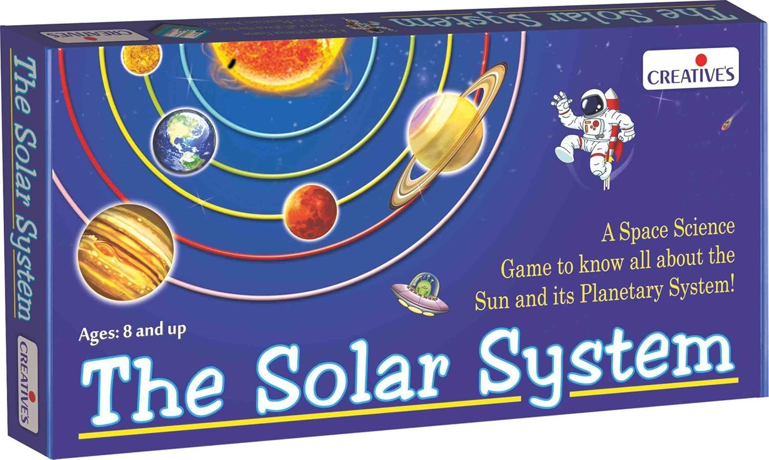 Creative’s The Solar System| Space Science Board Game| Stem Game | Knowledge of Galaxies, Stars & Planets | Science Board Games for Kids | Educational & Learning Games for Kids | Ages 8 & Up