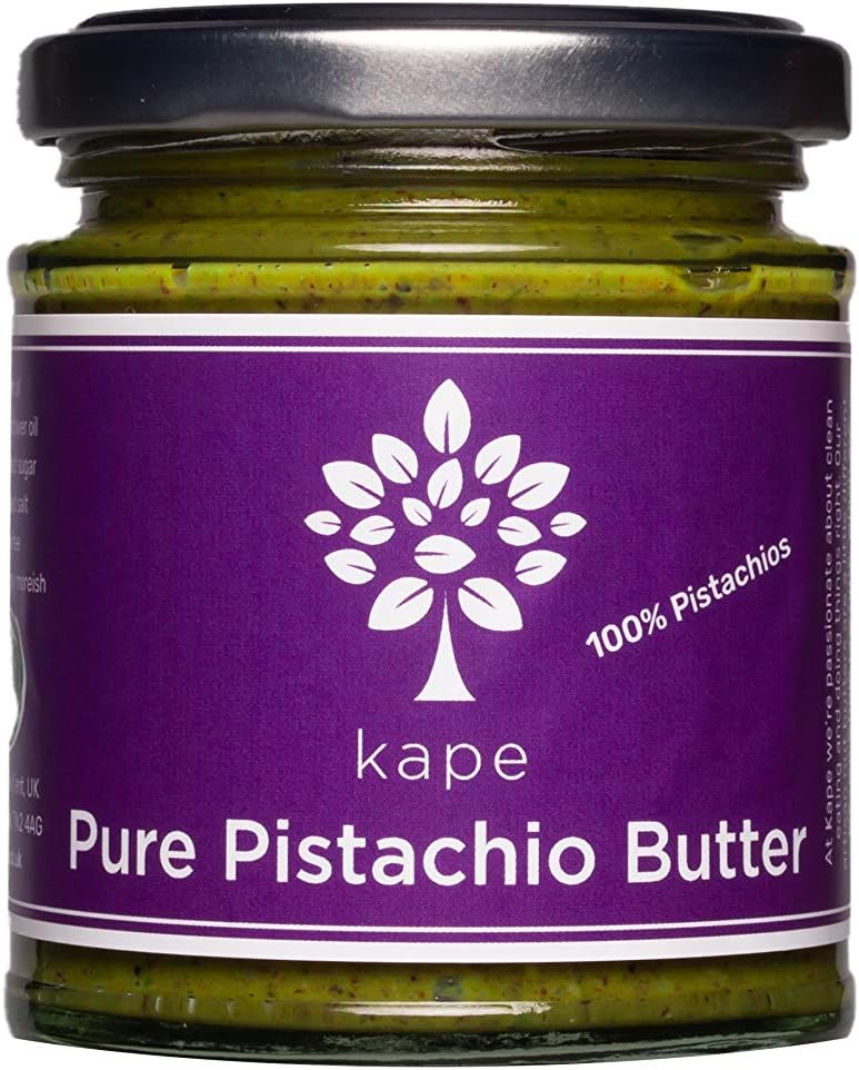 Pure Pistachio Butter - 100% Pistachios, Raw not Roasted, No Palm Oil No Sunflower Oil… (170g Single Pack)