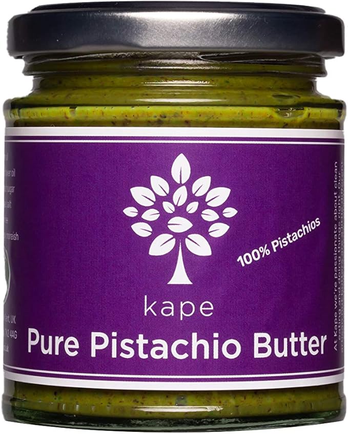 Pure Pistachio Butter 100 Pistachios, Raw not Roasted, No Palm Oil