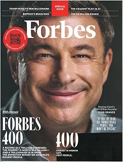 Forbes Magazine (October November 2025 Issue) Todd Graves - Forbes 400